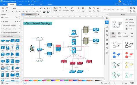 Network Diagram Template Visio