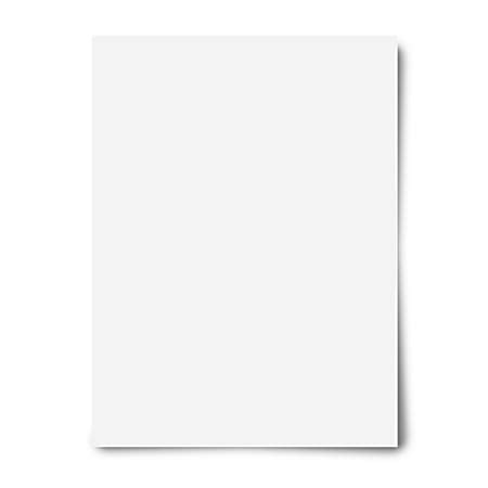 Office Depot Brand Poster Board 22 x 28 White Pack Of 10 - Office Depot