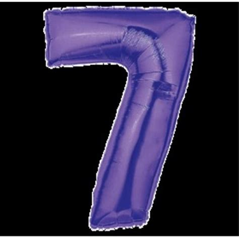 Loftus International B1-5847P Megaloon Number 7 Purple Balloon ...