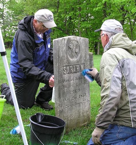 Maine Old Cemetery Association - Cleaning Gravestones | Homemade stain ...