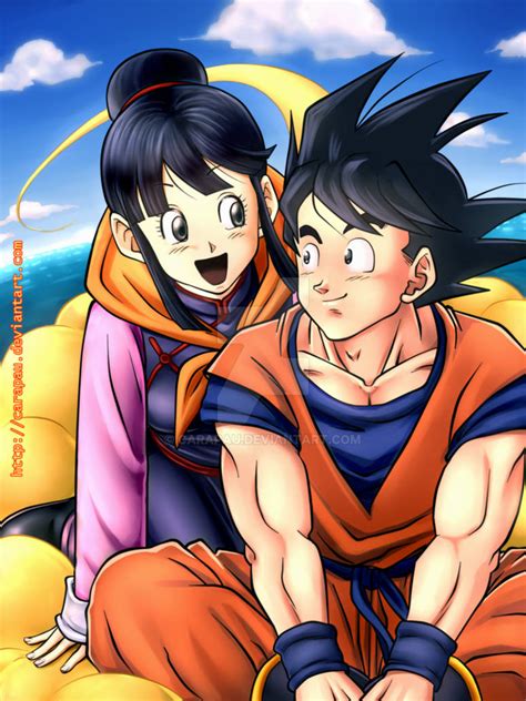 Goku and ChiChi Valentine's Day by carapau on DeviantArt