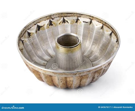 Old fluted tube baking pan stock image. Image of domestic - 64367617