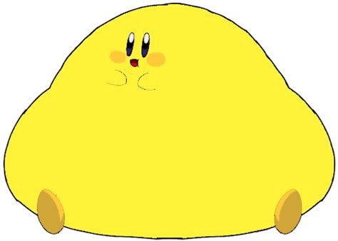 Fat Yellow Kirby by FatGirlAndBoyDraws on DeviantArt