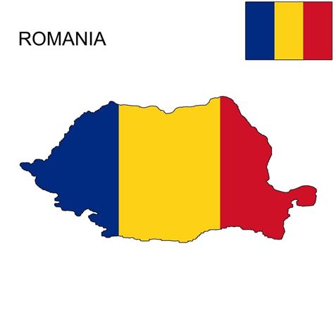 Romania Flag Map and Meaning | Mappr