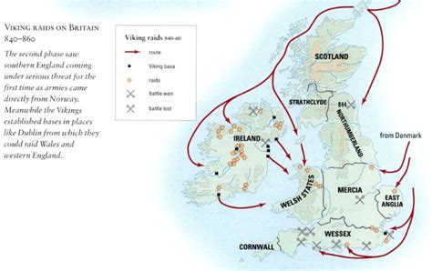 Viking history : 840 - Viking raids continued