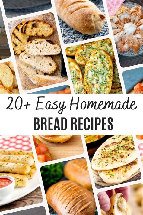 25+ Easy Homemade Bread Recipes - The Belly Rules The Mind