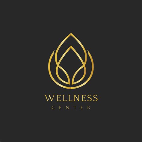 Wellness center design logo vector - Download Free Vectors, Clipart Graphics & Vector Art