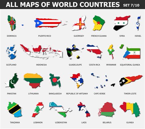 Flags and Map of the World Stock Photo Alamy