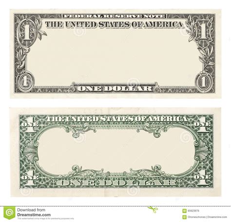 5 Dollar Bill Printable