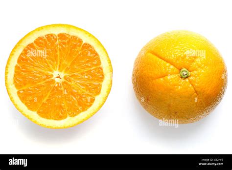 orange fruit slice isolated Stock Photo - Alamy