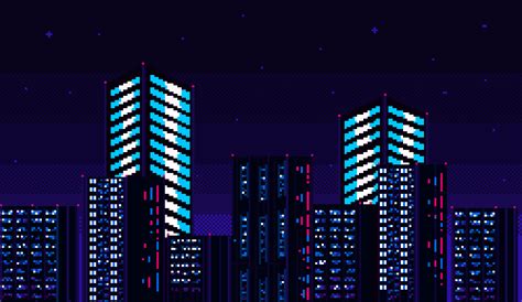 Landscape city pixel art by METALbrasier2X0 on DeviantArt