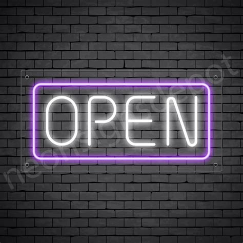 Buy Horizontal Neon Open Sign Online - Neon Signs Depot