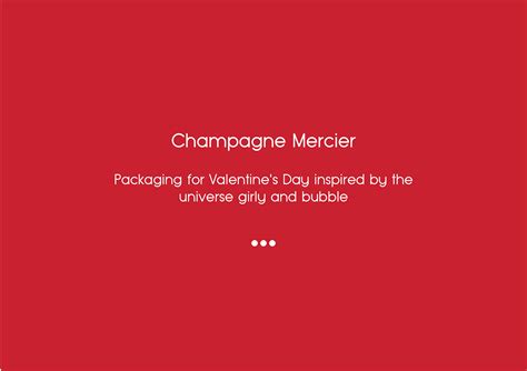 Champagne Mercier on Behance