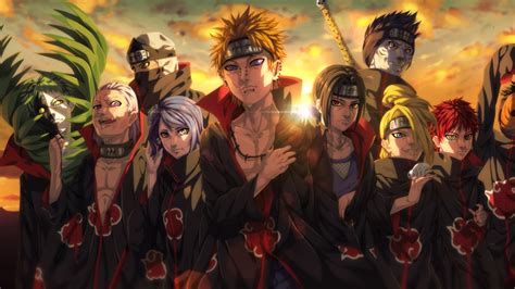 1280x720 Resolution Akatsuki Organization Anime 720P Wallpaper - Wallpapers Den