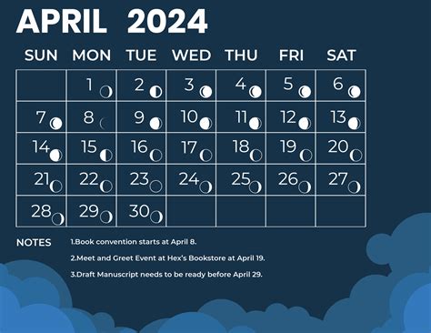 Lunar Calendar April 2023 in Illustrator, Word, Google Docs, PSD - Download | Template.net