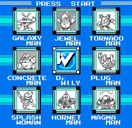 Mega Man 9 bosses revealed (in B+W) - Infendo: Nintendo News, Review, Blog, and Podcast