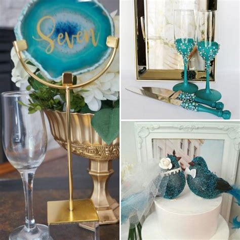 Teal wedding color theme Archives – Elegant Wedding Ideas