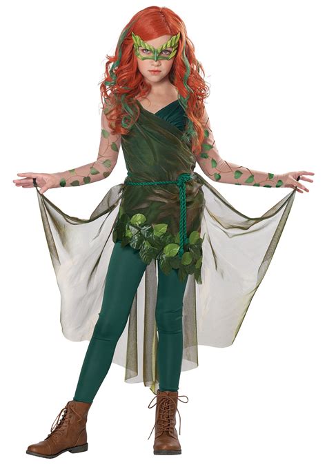 Pretty Poison Superhero Costume for Girls