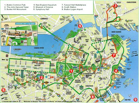 Boston Tourist Map Pdf - Map Images