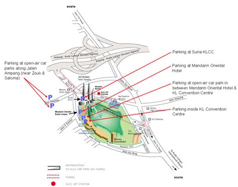 Map to Kuala Lumpur Convention Centre (KLCC) - Malaxi