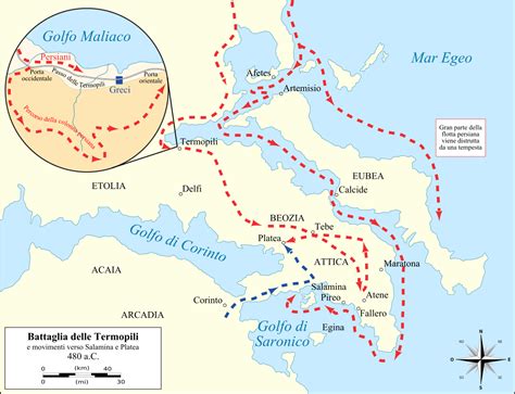 Battle Of Thermopylae Map