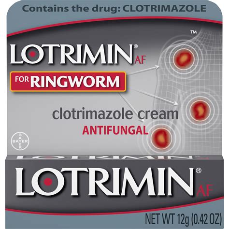 Lotrimin Ringworm Treatment Antifungal Cream, 12 g - Walmart.com