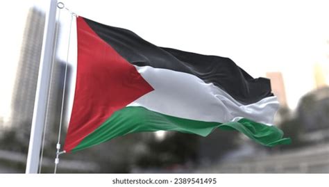 Flag Palestine National Symbols Palestine Stock Photo 2389541495 | Shutterstock