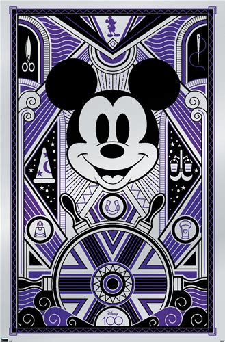 Disney 100th Anniversary Deco - Luxe Mickey Mouse - Athena Posters