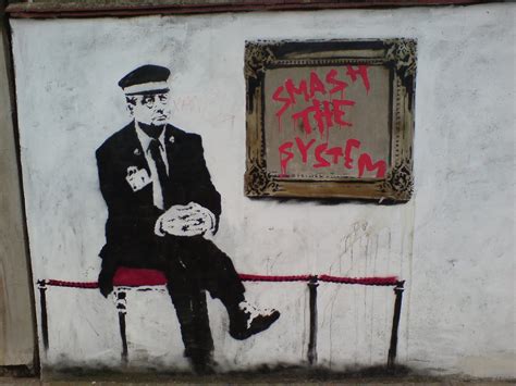 graffiti walls: Banksy Graffiti - Is It Art Or a Vandalism