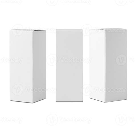 Set of White box mockup isolated on white background with clipping path 15591948 Stock Photo at ...