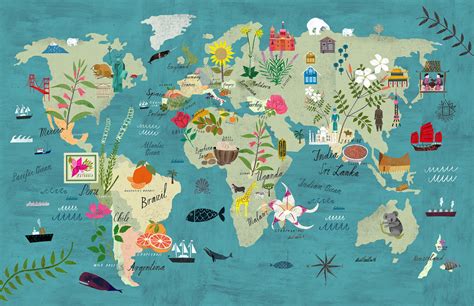 world map – Martin Haake Illustrations