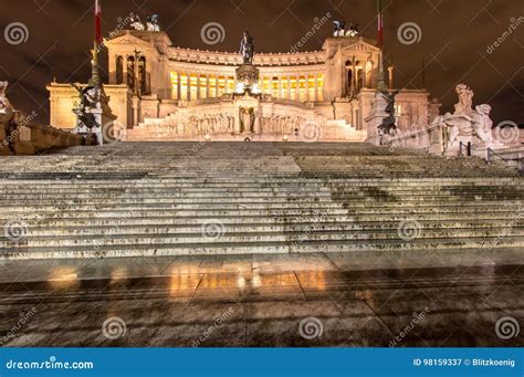 Piazza Venezia in Rome, Italy. Stock Image - Image of european ...