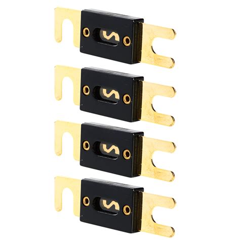 ANL Type Fuse 200 AMP Gold Plated High Quality Fuses 4 Pack Car Audio Blade 12V | eBay