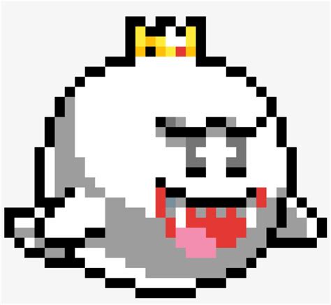 Boo Mario Pixel