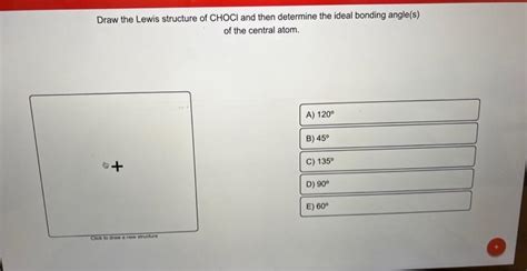 [Solved]: Draw the Lewis structure of ( mathrm{CHOCl} )