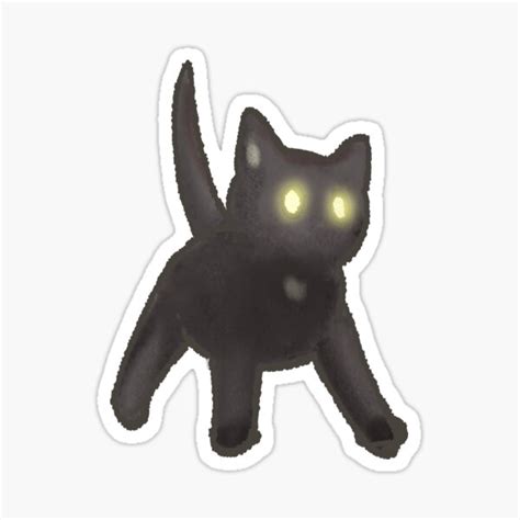 "spooked cat meme" Sticker for Sale by denymartinelli | Redbubble