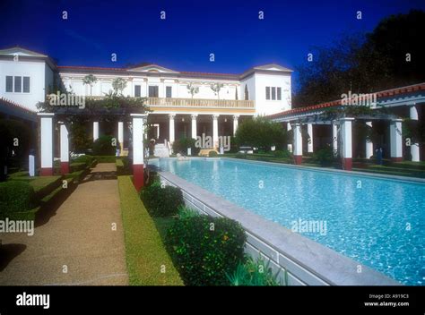 The Getty Museum Malibu Los Angeles California USA Stock Photo - Alamy