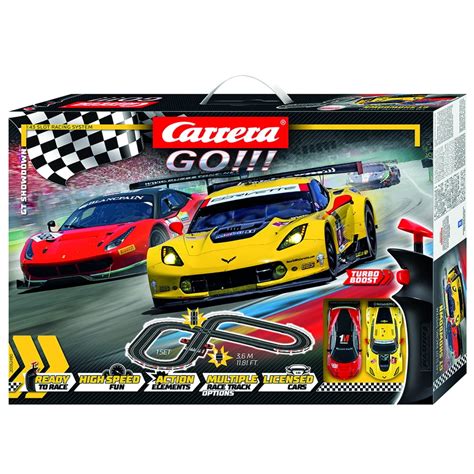 Carrera GO!!! GT Showdown 1:43 Scale Slot Car Race Set - Walmart.com - Walmart.com