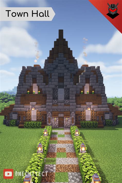 Minecraft Medieval Town Hall