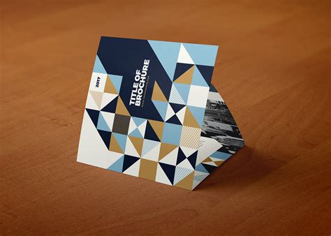 Square Cool Pattern Trifold on Behance