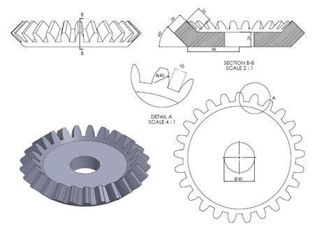 Bevel Gear In SolidWorks – Exercise #5 in SolidWorks | CAD Mode