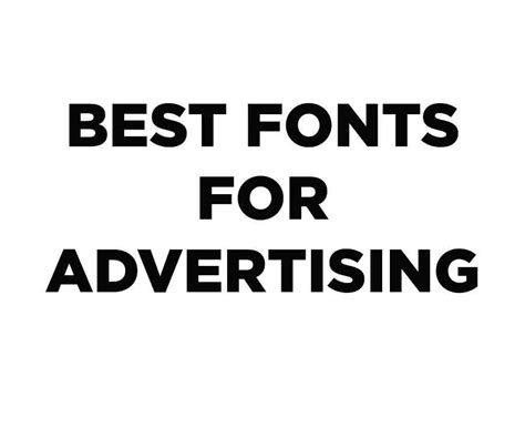 16+ Best Fonts For Advertising (FREE DOWNLOAD)