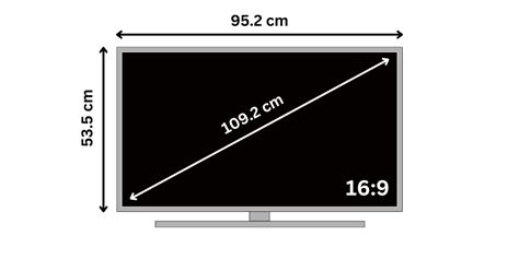 43 Inch TV Dimensions | Television Size, Length, Width