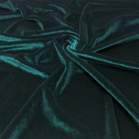 Hunter Green Stretch Velvet Solid – Elotex Fabric