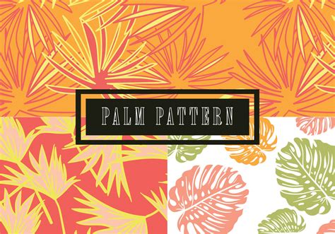 Palm Leaves Pattern 149511 Vector Art at Vecteezy