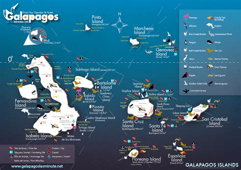 Galapagos Islands on a Map | Galapagos Last Minute