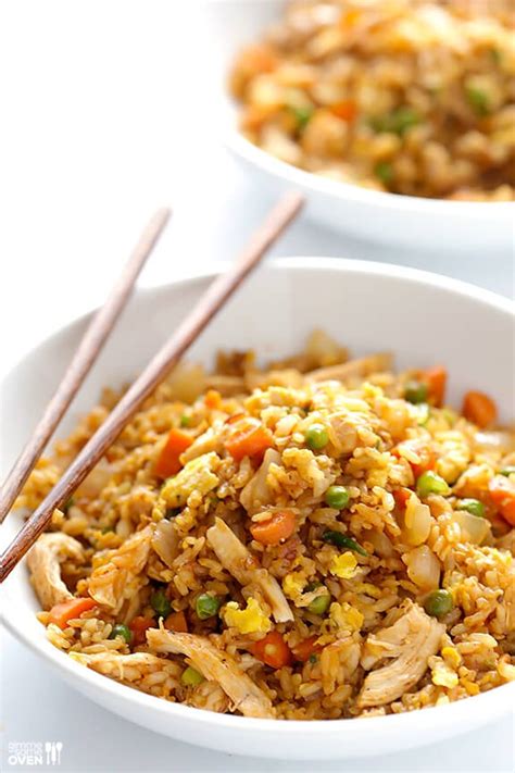 Spicy Chicken Fried Rice | Gimme Some Oven