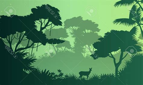 Jungle Silhouette Vector at Vectorified.com | Collection of Jungle Silhouette Vector free for ...