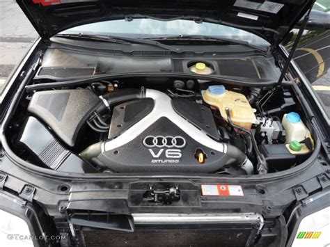 2000 Audi A6 2.7T quattro Sedan 2.7 Liter Twin-Turbocharged DOHC 30-Valve V6 Engine Photo ...