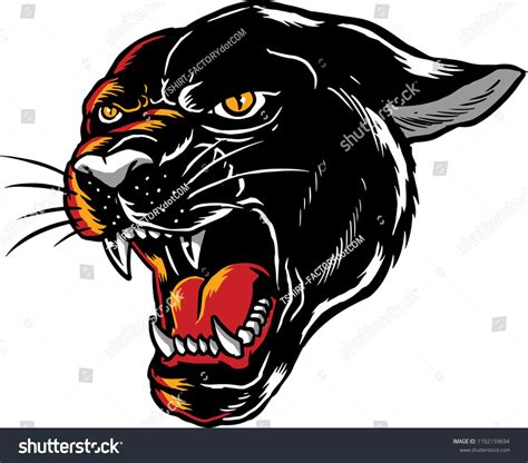 Angry Panther Face